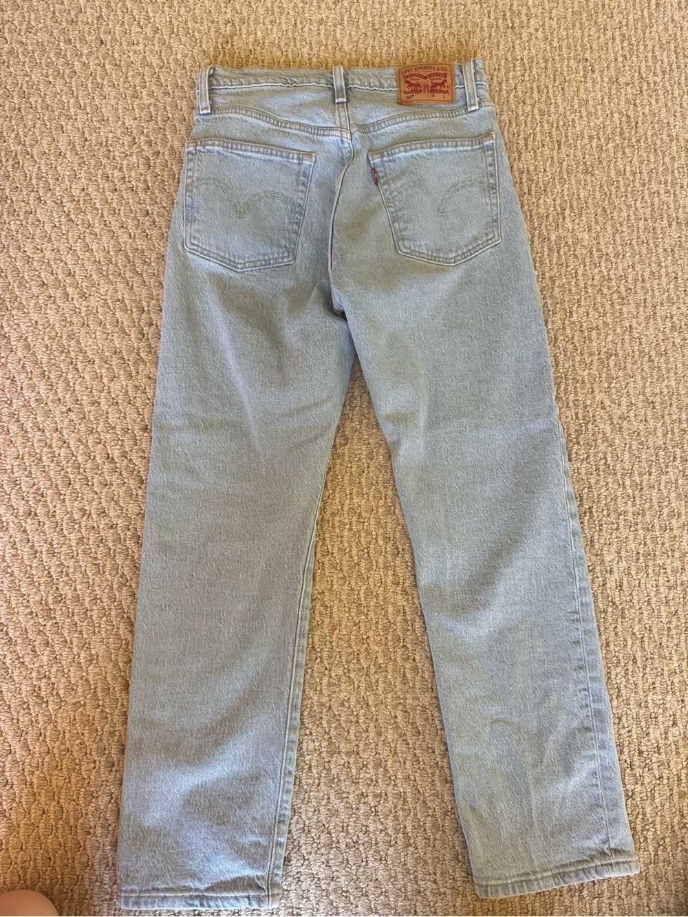 Levi's Light Blue Straight Jeans - Women's